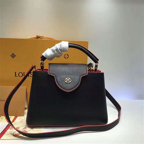 louis vuitton capucines pm black|louis vuitton snakeskin bag.